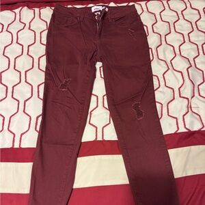 Burgundy Pants